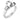 Engagement Ring Setting, 14K White Gold, Oval - 9 x 7 mm, view 1; stones shown for illustration