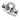 Engagement Ring Setting, 14K White Gold, Oval - 11 x 9 mm, view 5; stones shown for illustration