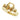 Engagement Ring Setting, 14K Yellow Gold, Emerald - 8 x 6 mm, view 5; stones shown for illustration