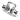 Engagement Ring Setting, Platinum, Emerald - 11 x 9 mm, view 5; stones shown for illustration
