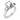 Engagement Ring Setting, 14K White Gold, Emerald - 10 x 8 mm, view 1; stones shown for illustration