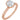 Half-bezel engagement ring setting or matching band; center stone not included
