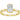Half-bezel engagement ring setting or coordinating matching band in 14K gold