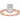 Half-bezel engagement ring setting or coordinating matching band in 14K gold