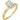 Half-bezel engagement ring setting or matching band; center stone not included