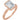 Half-bezel engagement ring setting or coordinating matching band in 14K gold