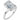 Half-bezel engagement ring setting or coordinating matching band in 14K gold