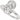 Half-bezel engagement ring setting or coordinating matching band in 14K gold