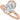 Half-bezel engagement ring setting or coordinating matching band in 14K gold