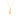Yellow Gold Necklace with Cabochon Opal Charm Pendant 0.56  14K         .20 TDW