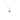 Yellow Gold Charm Necklace with Greenish Blue Oval Aquamarine .37  14K 0.13 TDW