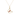 Yellow Gold Charm Necklace with Round Ruby .10 Butterfly Pendant 14K