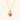 Ruby & Diamond Teardrop Pendant in 14K Yellow Gold
