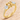 Three-Stone Engagement Ring Setting with Accented Shank
