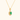 Oval Cabochon Emerald & Diamond Pendant in 14K Yellow Gold
