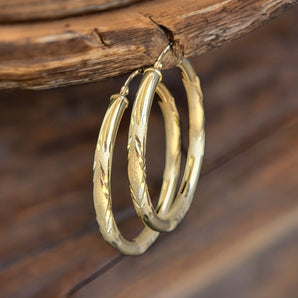 Round Earrings Hoop